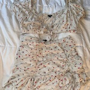 Wild fable skirt / cropped top SET!